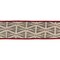 Melrose Christmas Tree Wired Craft Ribbon - 4" x 5 Yards - Beige and Black